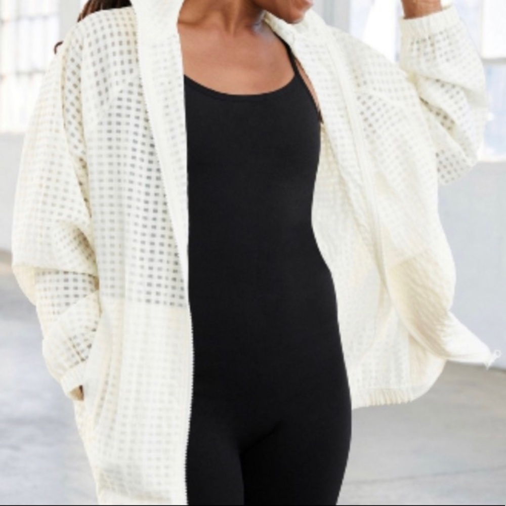 Sheer Plus Size Jacket Activewear